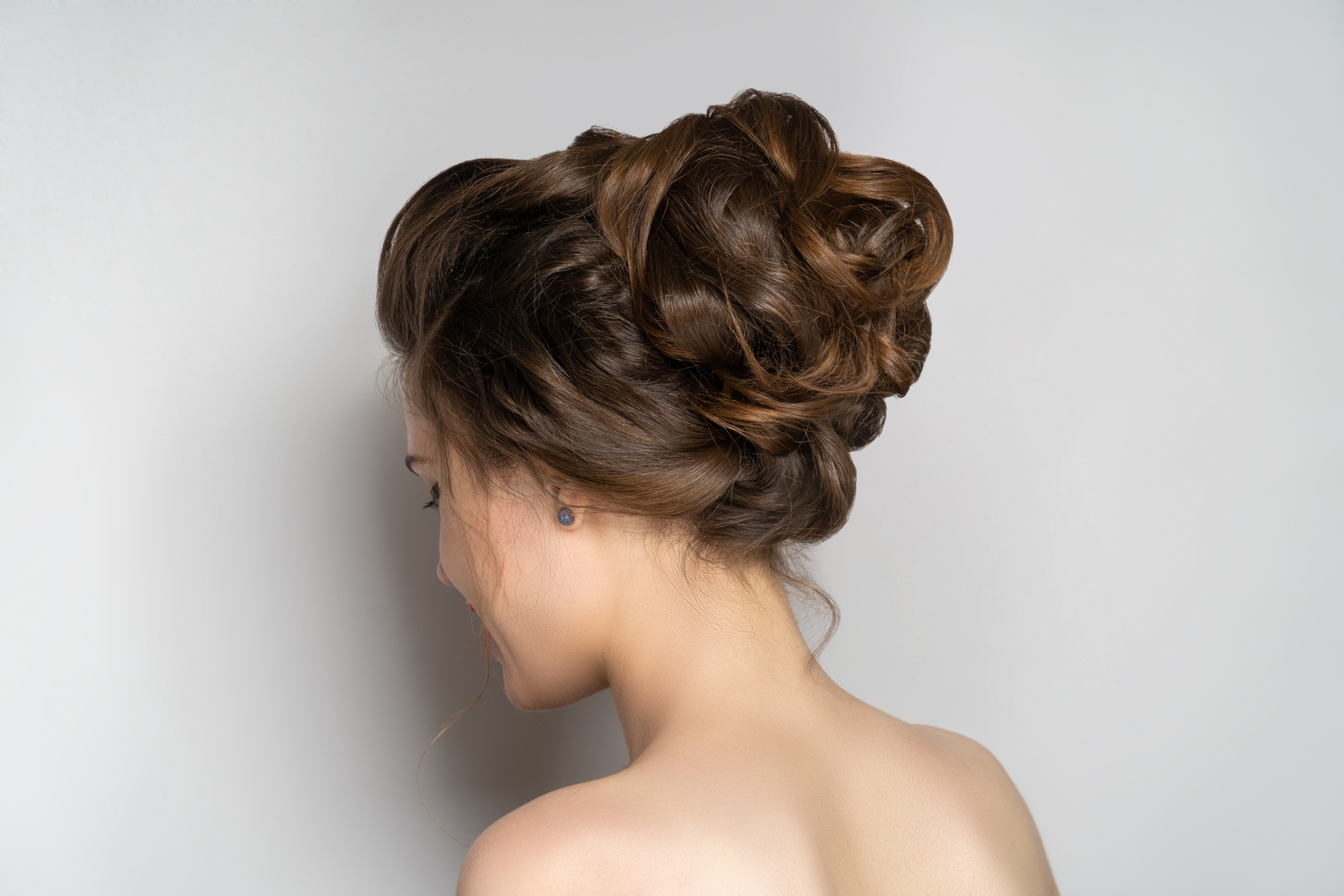 woman beauty hair style