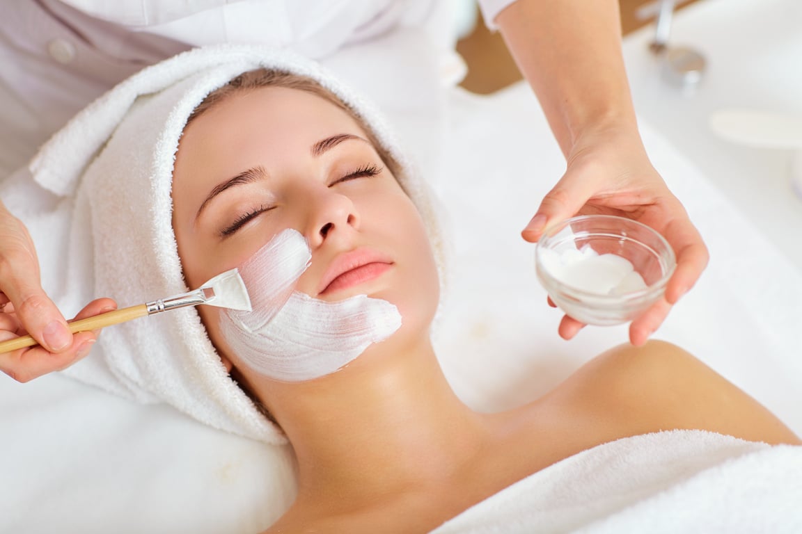 Woman in Beauty Salon